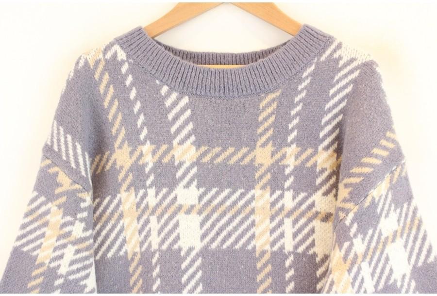 (90% 할인) C.O.L.Z.A Acryl+poly pattern knit 5