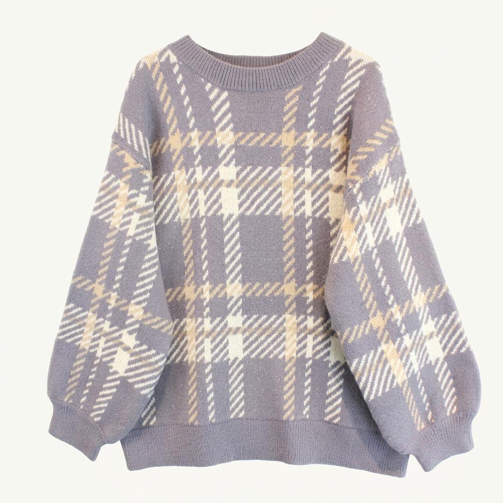 (90% 할인) C.O.L.Z.A Acryl+poly pattern knit 1