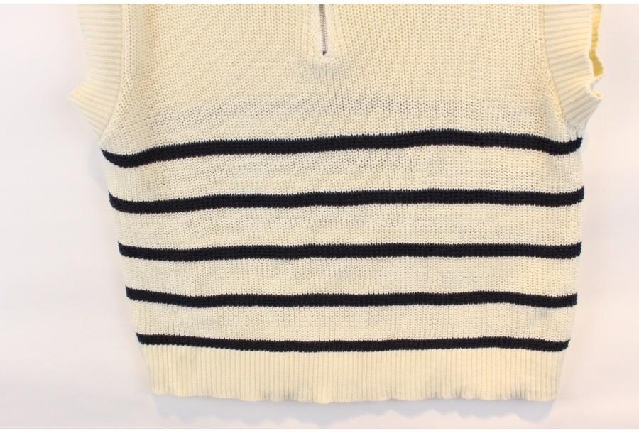 (90% 할인) 2PINK stripe pattern zipup knit 6