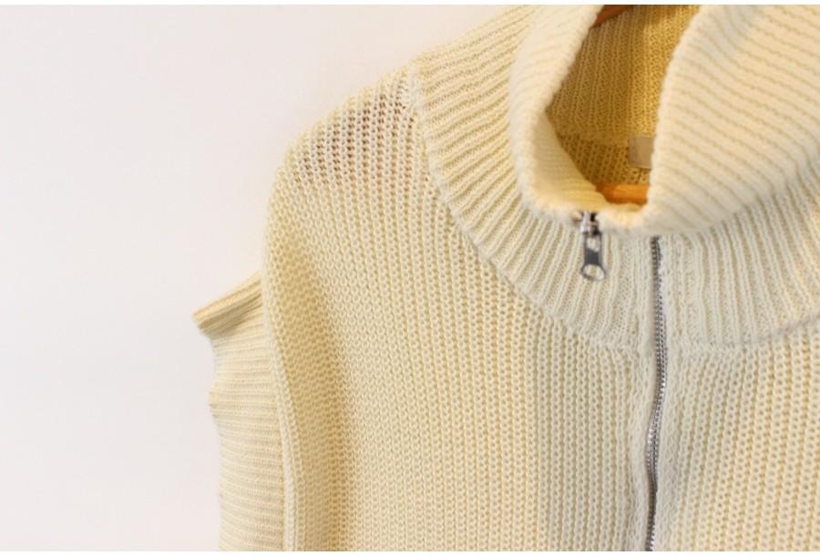 (90% 할인) 2PINK stripe pattern zipup knit 8