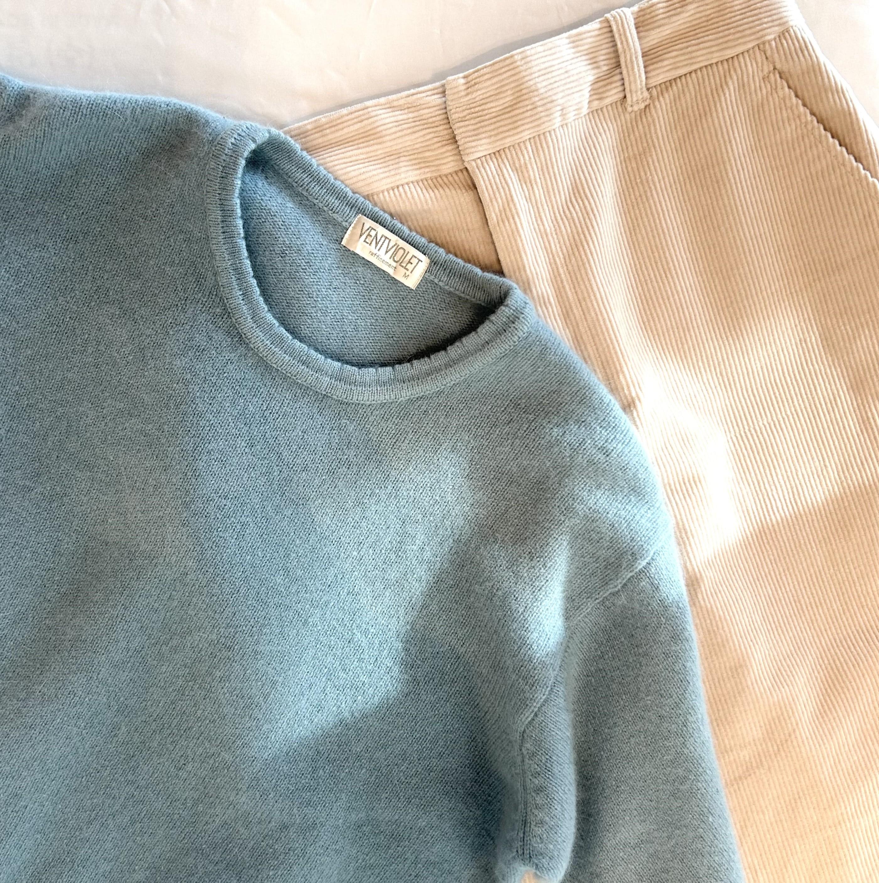 (89% 할인) VENTVIOLET wool90% knit X GLOBAL WORK cor 2