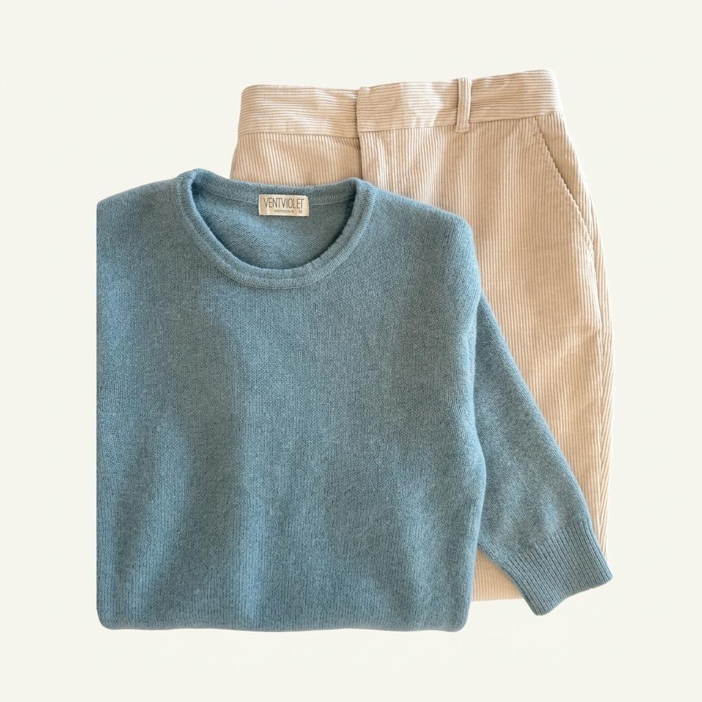 (89% 할인) VENTVIOLET wool90% knit X GLOBAL WORK cor 1