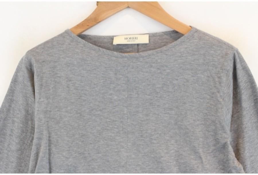 (90% 할인) MORIERI gray crop top [MADE IN ITALY] 4