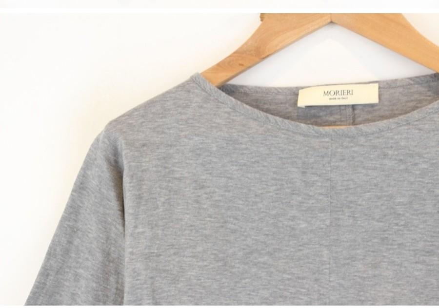 (90% 할인) MORIERI gray crop top [MADE IN ITALY] 3