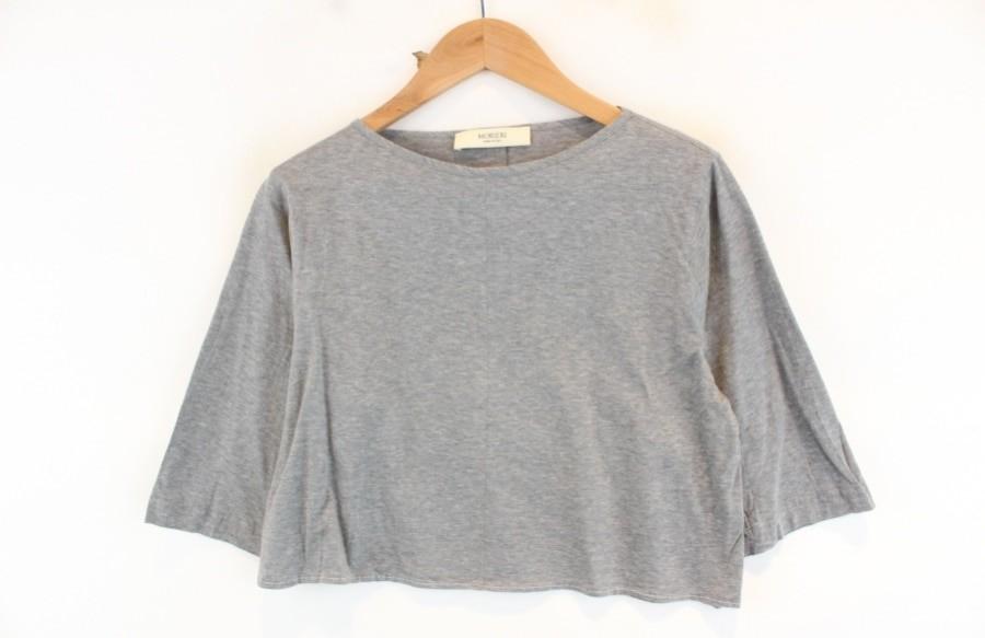 (90% 할인) MORIERI gray crop top [MADE IN ITALY] 2