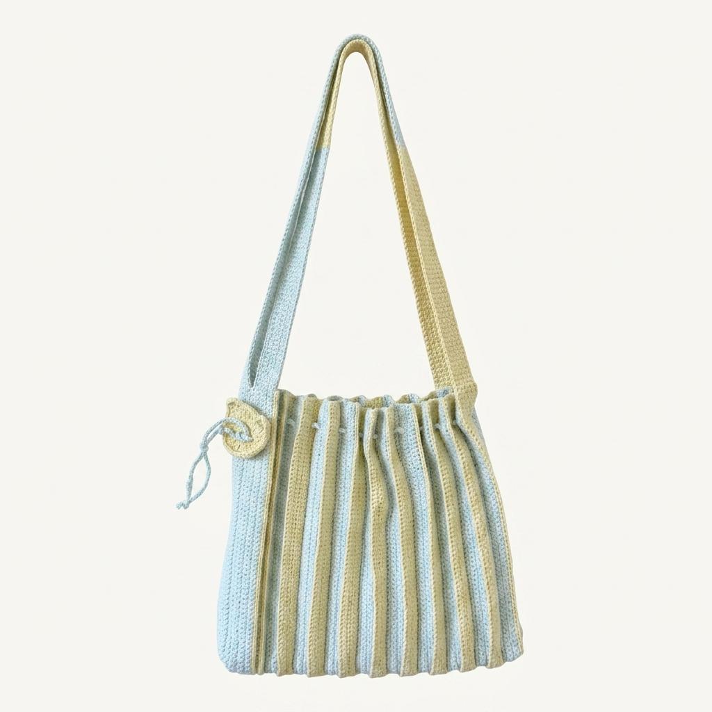 TYCHEZ VINTAGE mini pleats bag 1