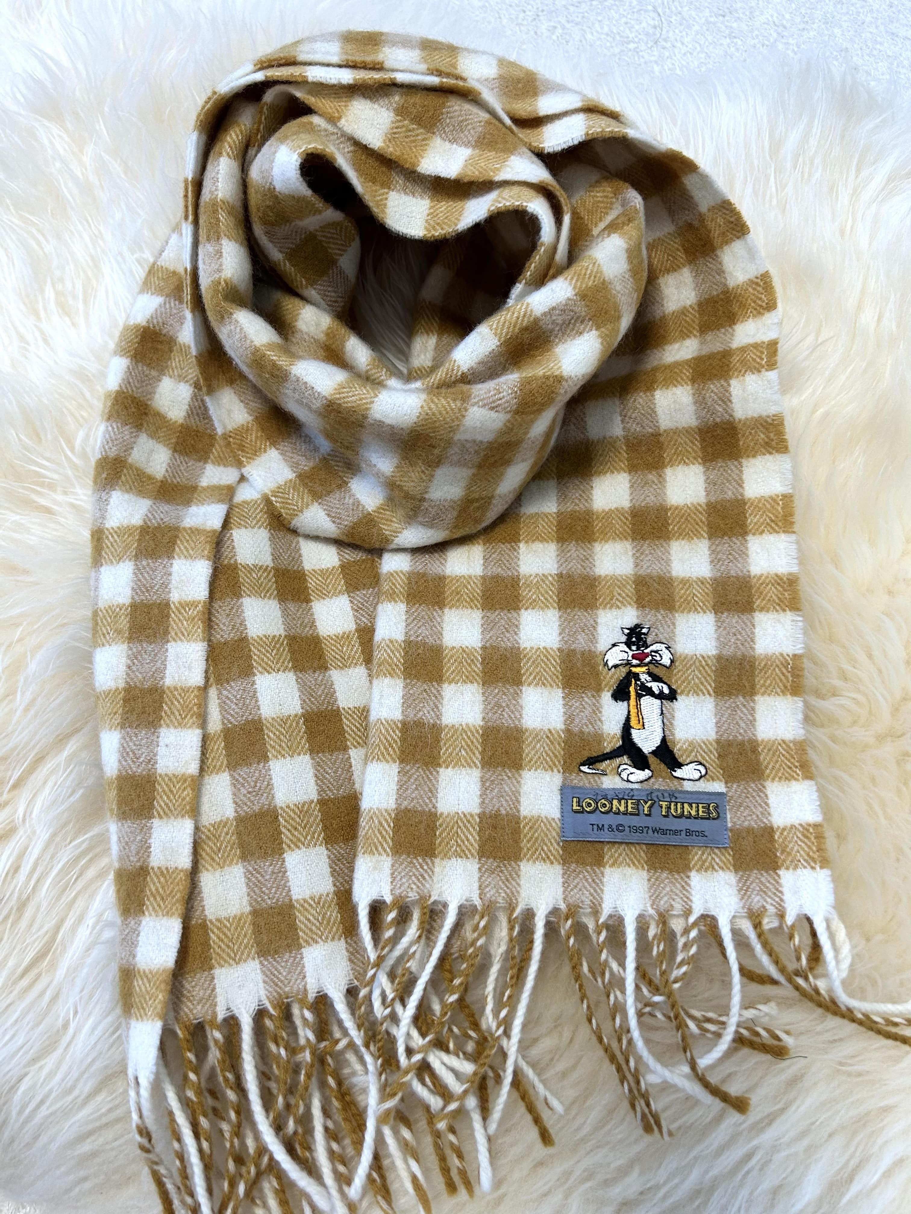 LOONEY TUNES check pattern muffler 2