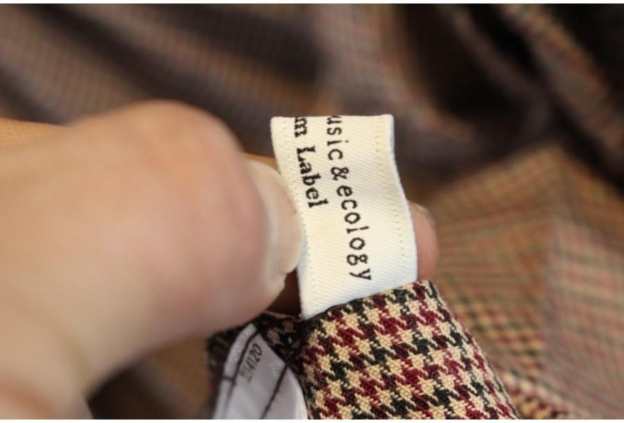 (90% 할인) EARTH MUSIC&ECOLOGY pattern pleats skirt 3