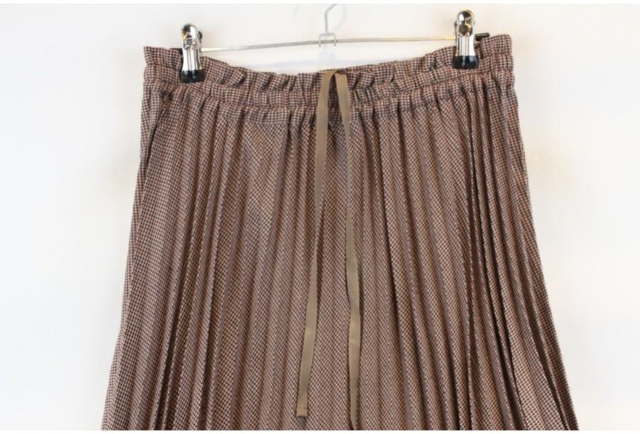 (90% 할인) EARTH MUSIC&ECOLOGY pattern pleats skirt 4