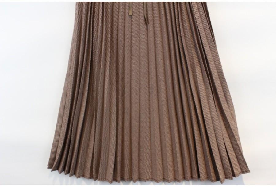 (90% 할인) EARTH MUSIC&ECOLOGY pattern pleats skirt 6