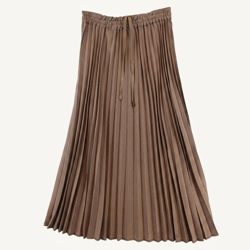 (90% 할인) EARTH MUSIC&ECOLOGY pattern pleats skirt 1