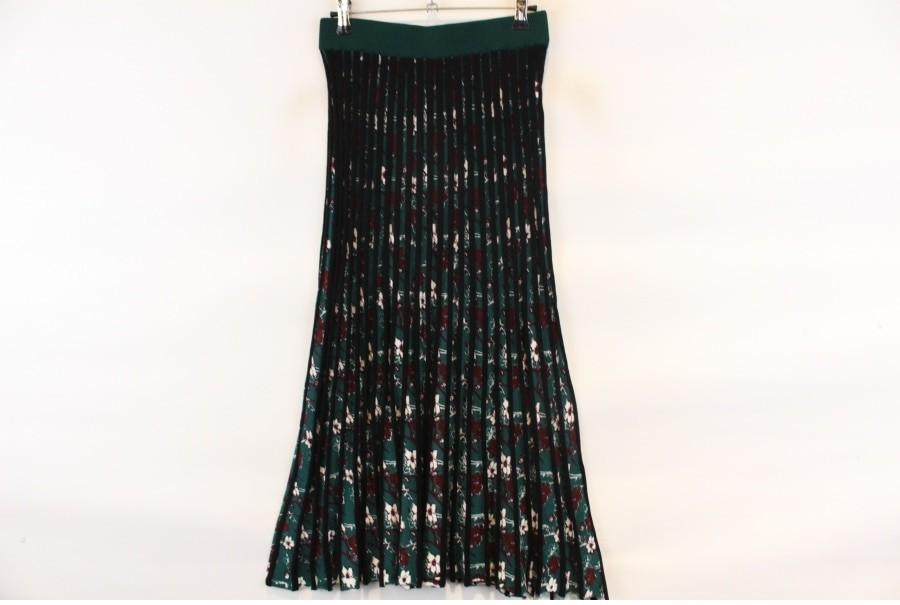 (90% 할인) White Robe flower pattern knit skirt 2