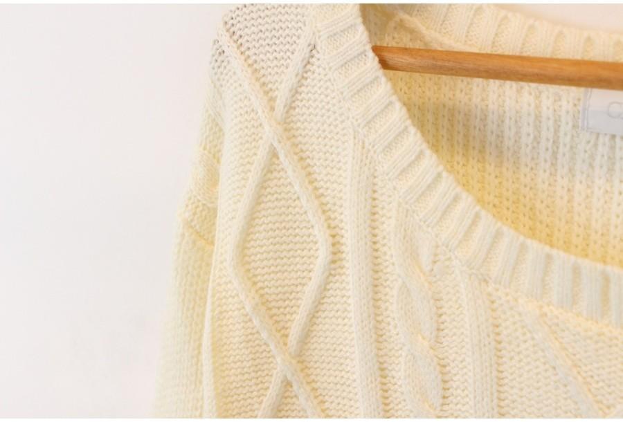 (90% 할인) CECIL McBEE basic cable knit 9