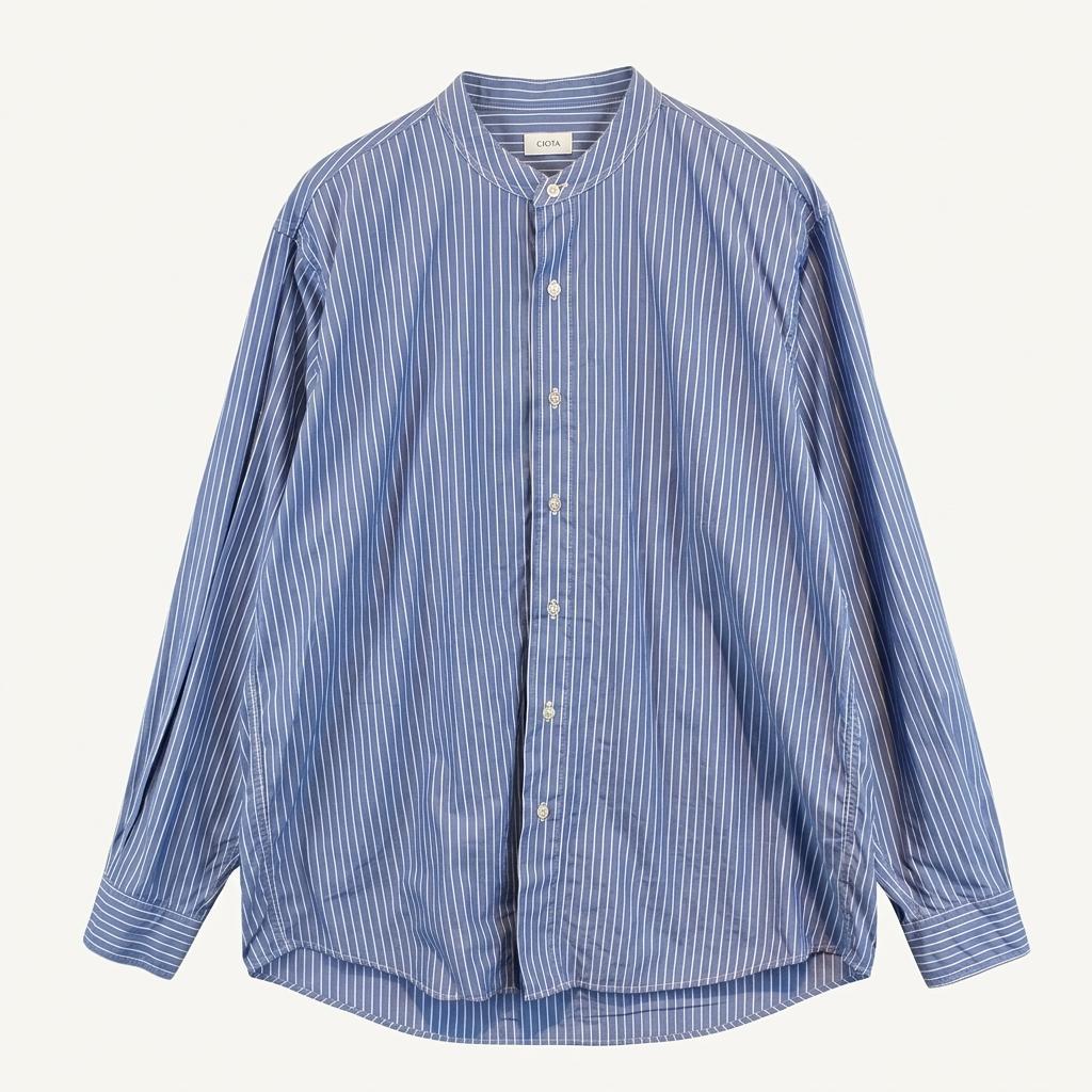 (80% 할인) [CIOTA] 시오타 cotton100% Henly neck shirts 1
