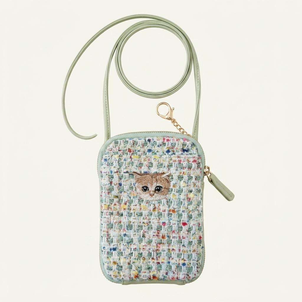 PAUL&JOE accessoires 폴앤조 트위드 토트백 1
