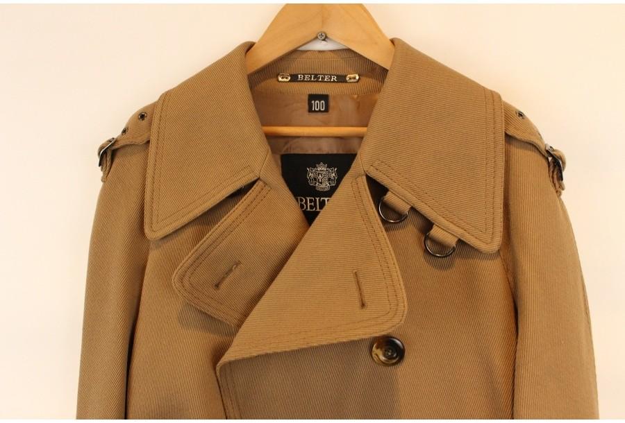 (80% 할인) BELTER wool45% beltid Double Trench coat 5