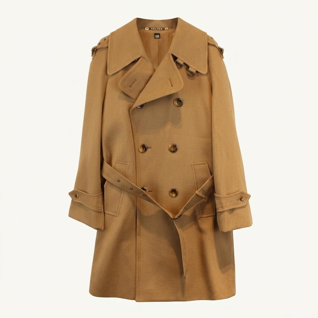 (80% 할인) BELTER wool45% beltid Double Trench coat 1