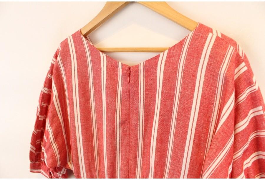 (80% 할인) FRAY I.D 프레이아이디 LINEN+Cotton stripe patte 3