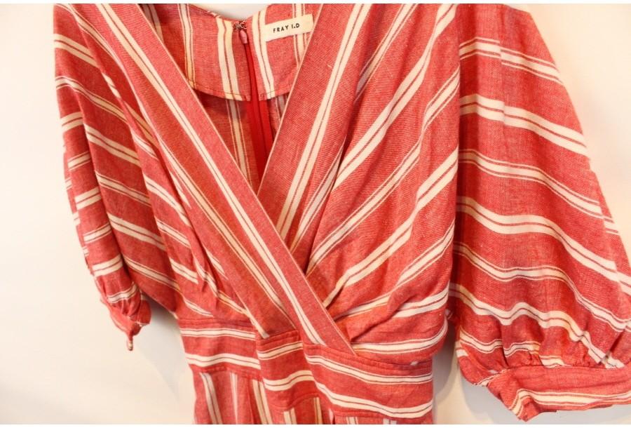 (80% 할인) FRAY I.D 프레이아이디 LINEN+Cotton stripe patte 11