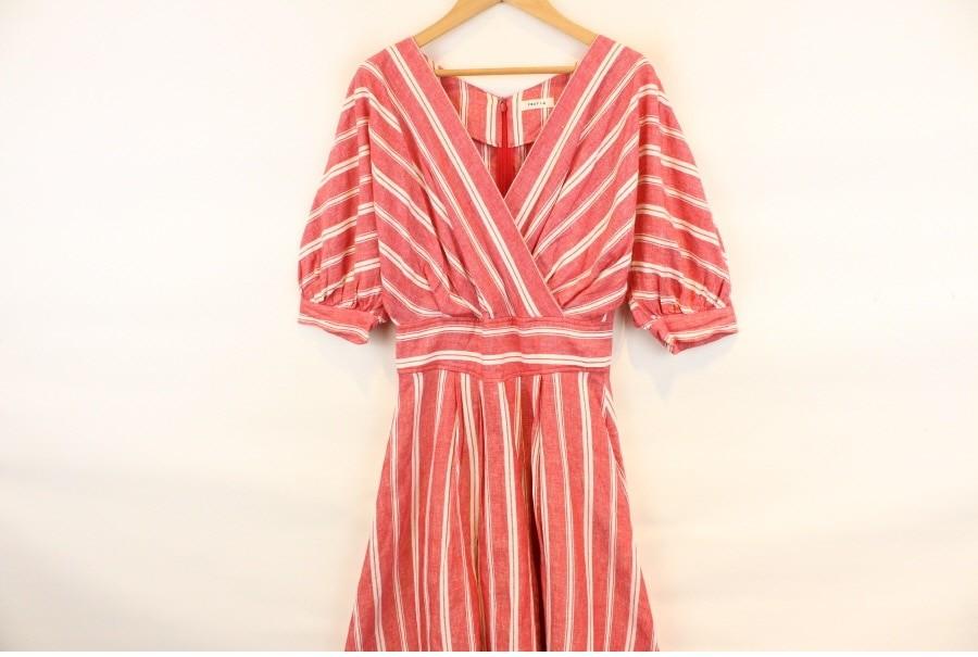 (80% 할인) FRAY I.D 프레이아이디 LINEN+Cotton stripe patte 2