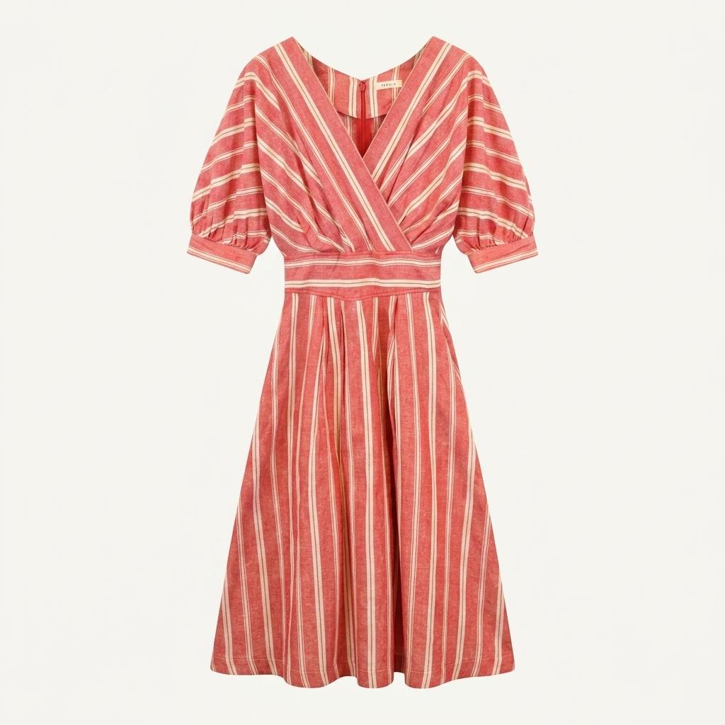(80% 할인) FRAY I.D 프레이아이디 LINEN+Cotton stripe patte 1
