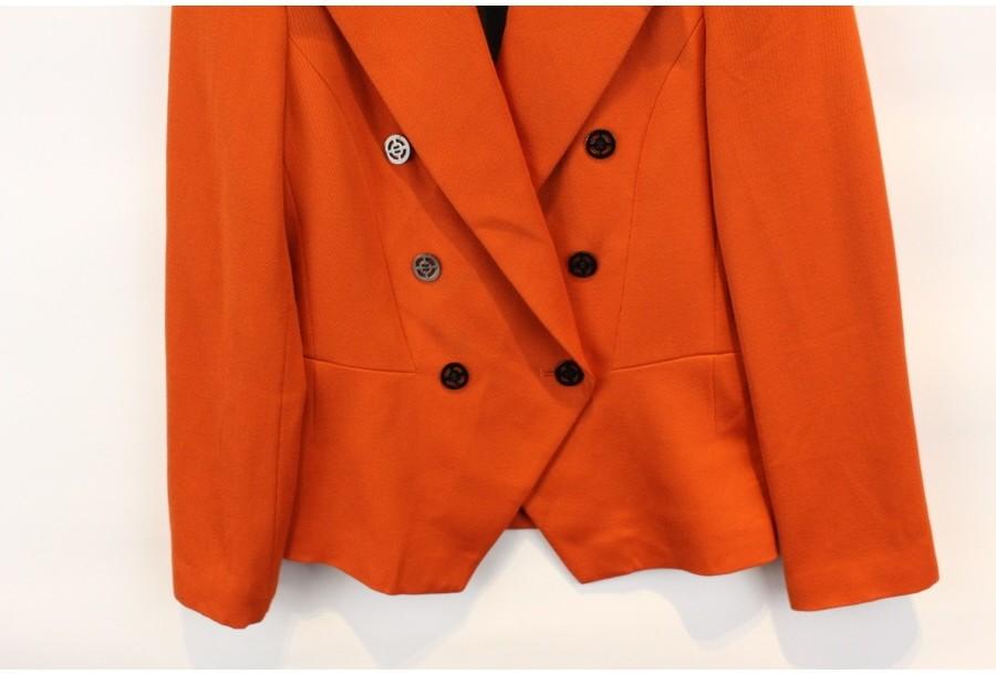 (80% 할인) KARL LAGERFELD wool100% orange color doub 7