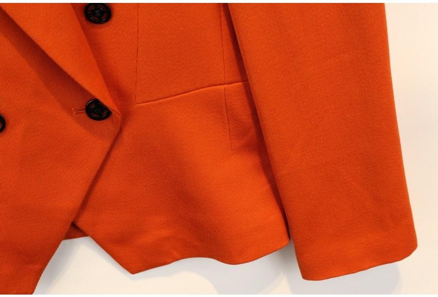 (80% 할인) KARL LAGERFELD wool100% orange color doub 8