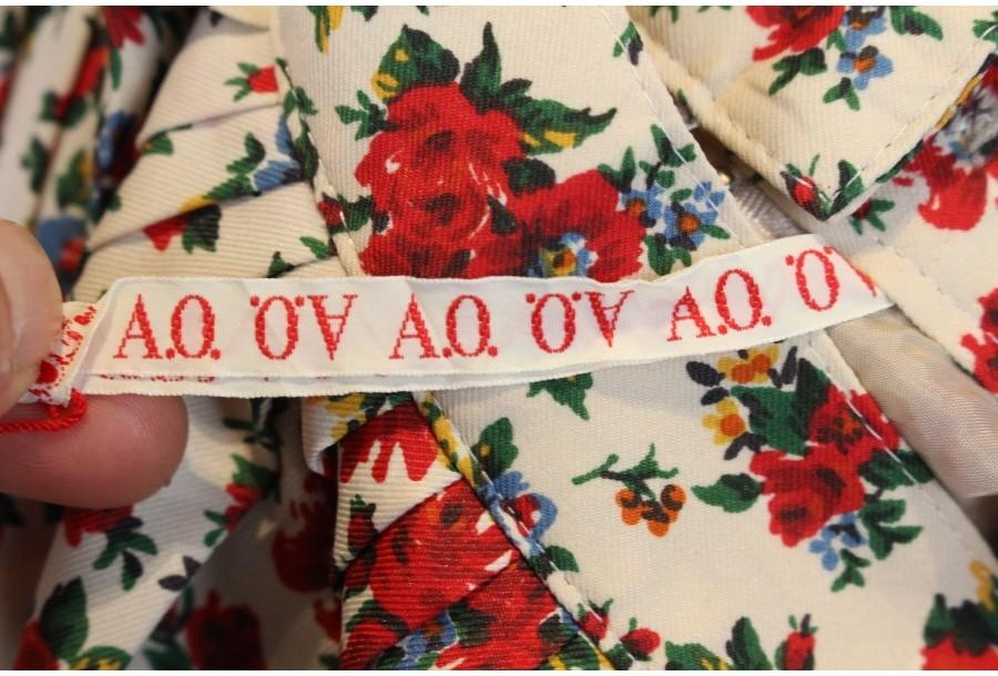 (90% 할인) A.O. O.A flower pattern pleats skirt 3