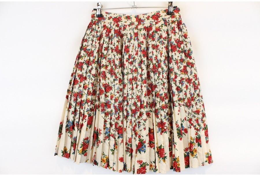 (90% 할인) A.O. O.A flower pattern pleats skirt 10