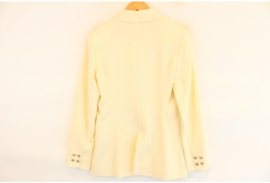 (80% 할인) KARL LAGERFELD wool46% ivory color jacket 2
