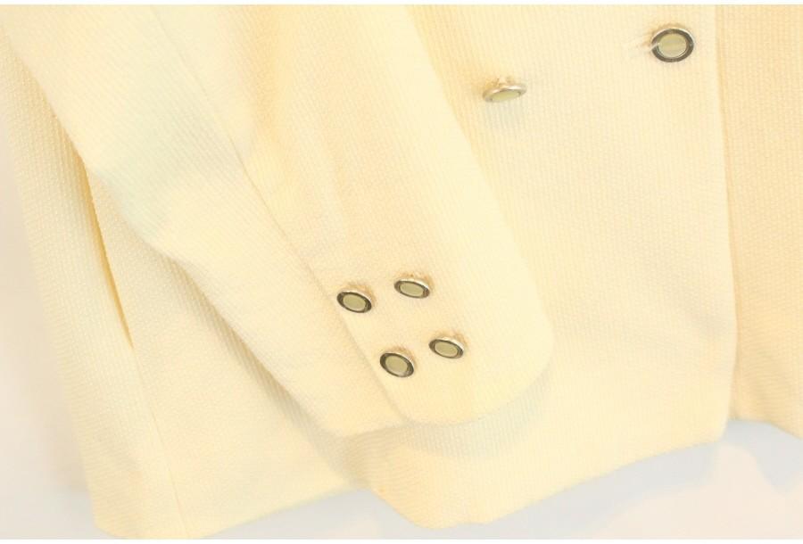 (80% 할인) KARL LAGERFELD wool46% ivory color jacket 9
