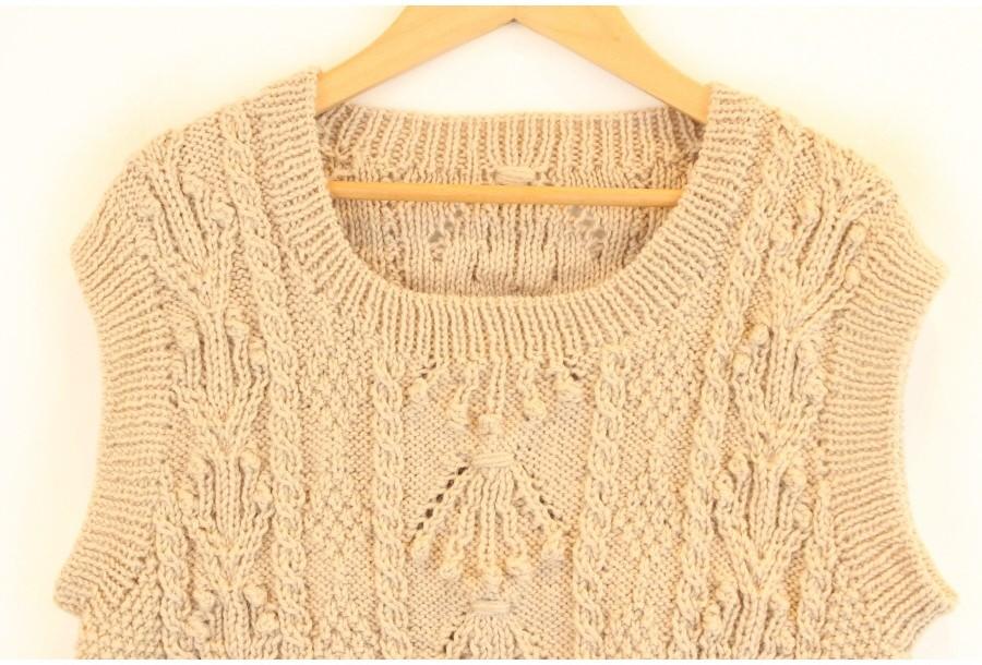 (90% 할인) TYCHEZ VINTAGE pattern sleeveless knit 5
