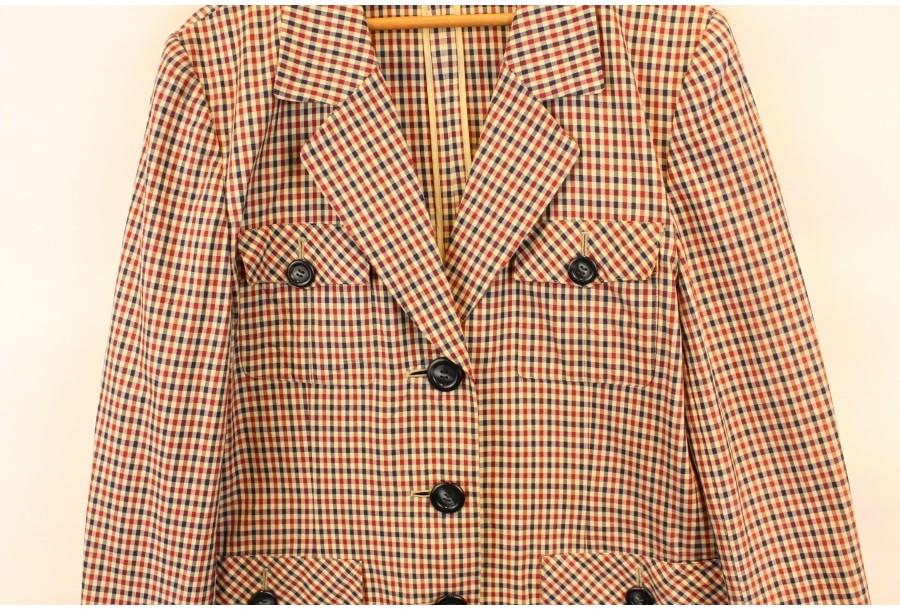 (80% 할인) LEILIAN x Tessuto Alta Moda cotton100% 깅엄 6