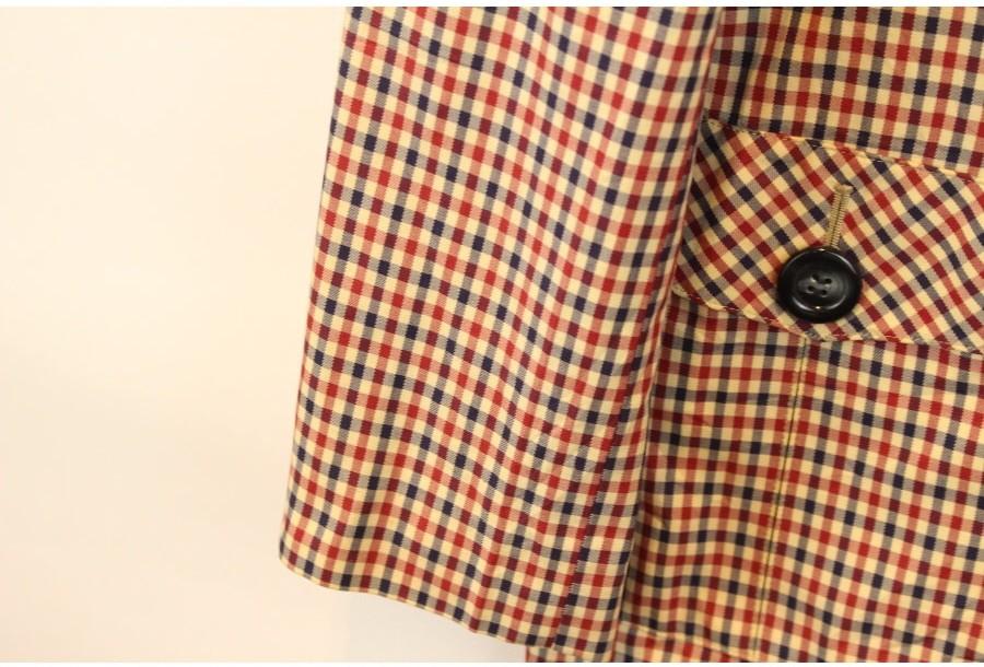 (80% 할인) LEILIAN x Tessuto Alta Moda cotton100% 깅엄 8