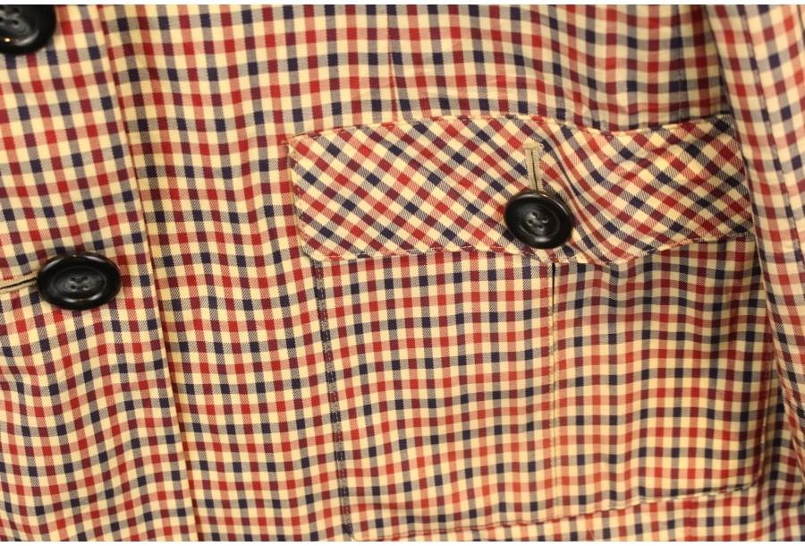 (80% 할인) LEILIAN x Tessuto Alta Moda cotton100% 깅엄 10