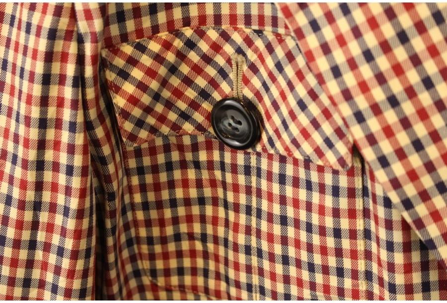 (80% 할인) LEILIAN x Tessuto Alta Moda cotton100% 깅엄 11