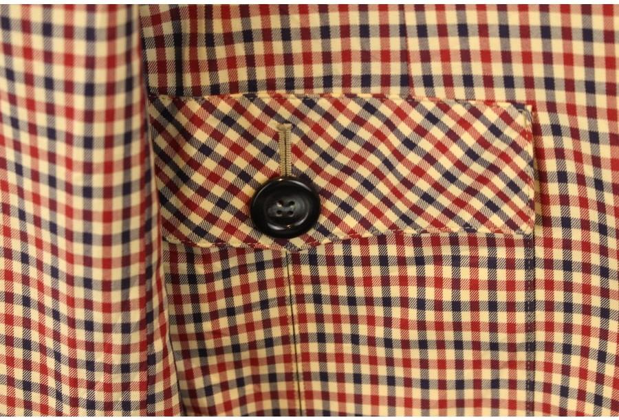 (80% 할인) LEILIAN x Tessuto Alta Moda cotton100% 깅엄 9