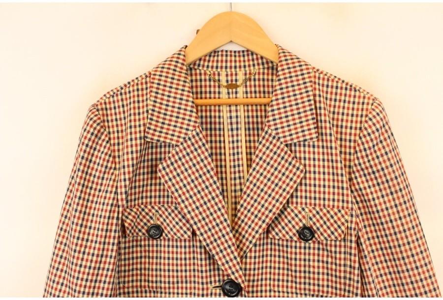 (80% 할인) LEILIAN x Tessuto Alta Moda cotton100% 깅엄 5