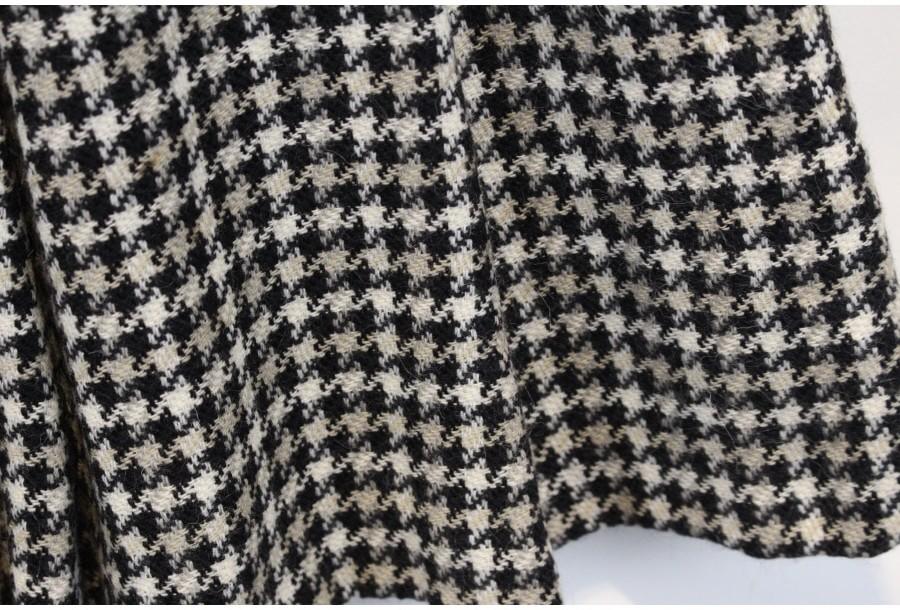 (90% 할인) LEILIAN 레리안 CASHMERE60% 캐시미어+알파카 하운드투스체크 8
