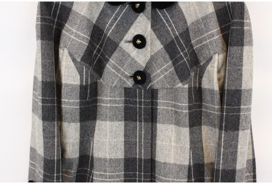 (80% 할인) BIKI by BIKI ITALY wool100% Grey check pa 6