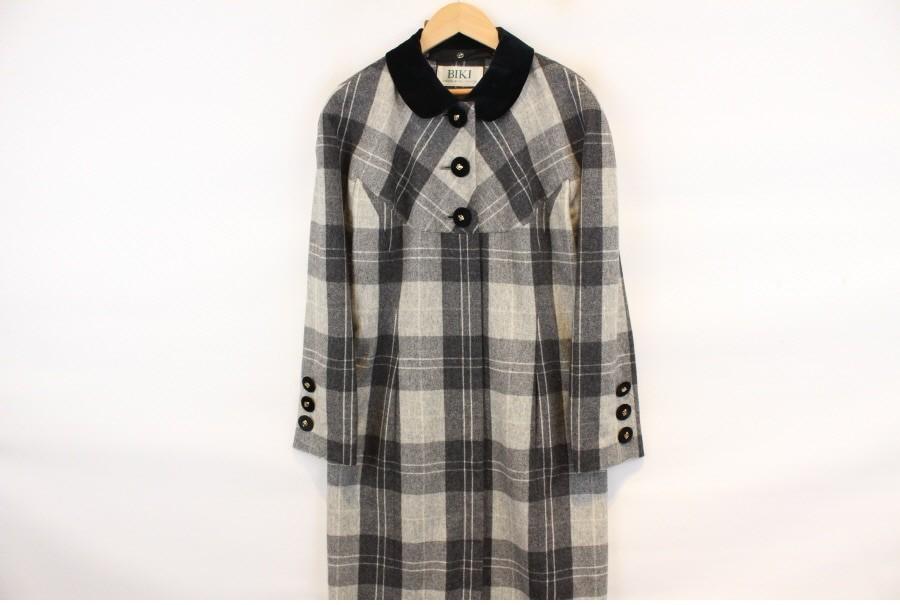 (80% 할인) BIKI by BIKI ITALY wool100% Grey check pa 2