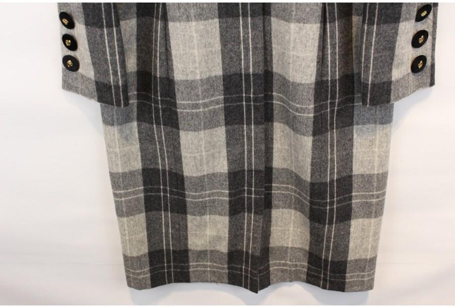(80% 할인) BIKI by BIKI ITALY wool100% Grey check pa 8