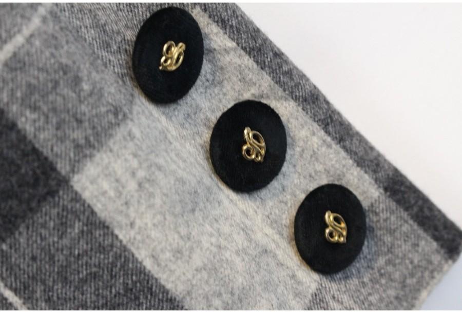 (80% 할인) BIKI by BIKI ITALY wool100% Grey check pa 10