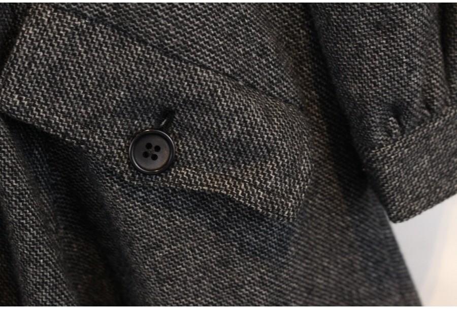 (80% 할인) THE Oio Dark greay color open Button onep 11