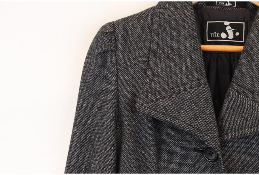(80% 할인) THE Oio Dark greay color open Button onep 4