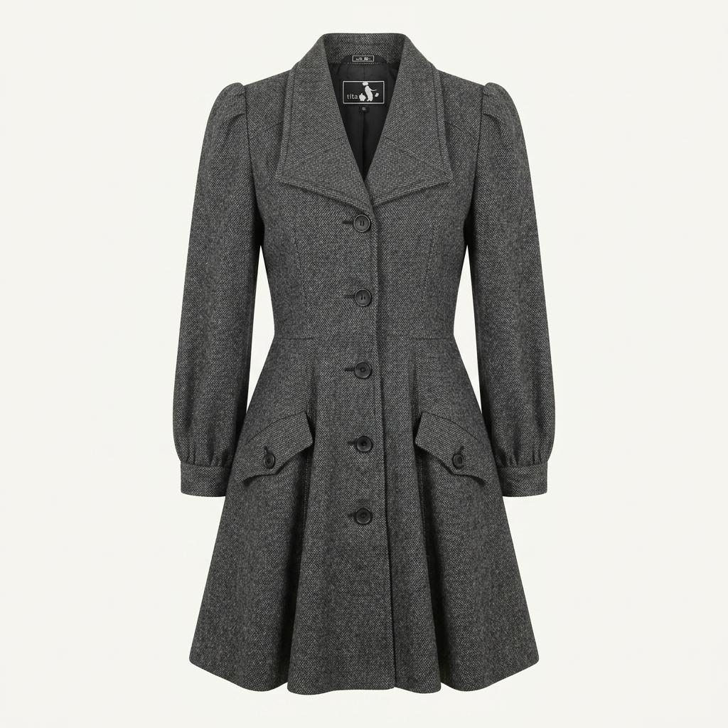 (80% 할인) THE Oio Dark greay color open Button onep 1