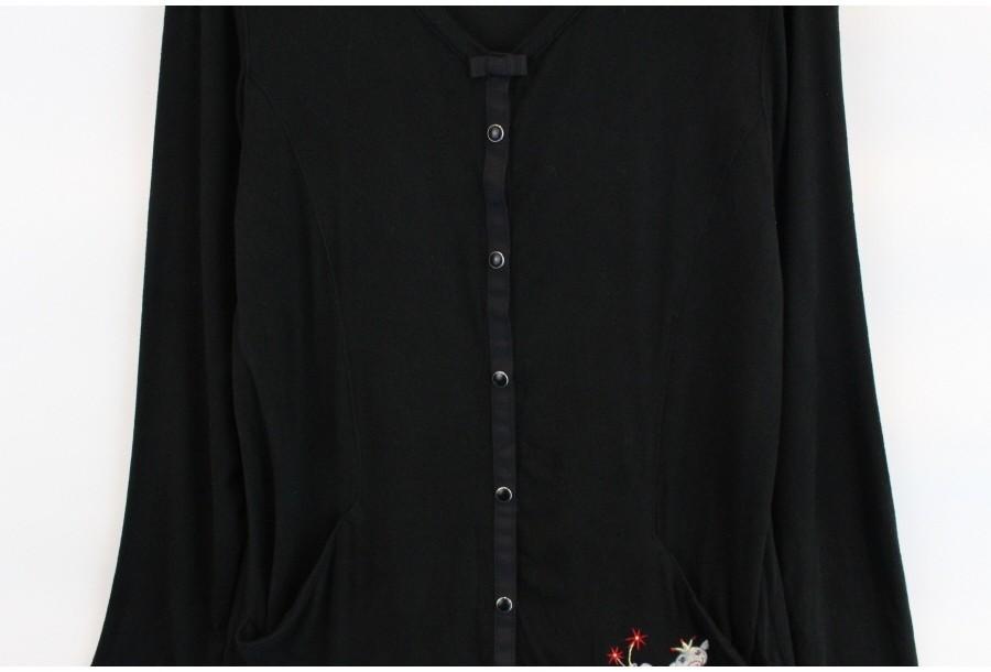 (80% 할인) OLLEBOREBLA 오레보레브라 point stitch black sna 6