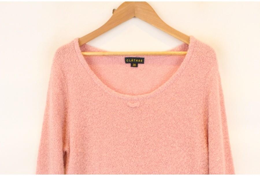 (90% 할인) CLATHAS 클라샤스 pink boucle onepiece 4