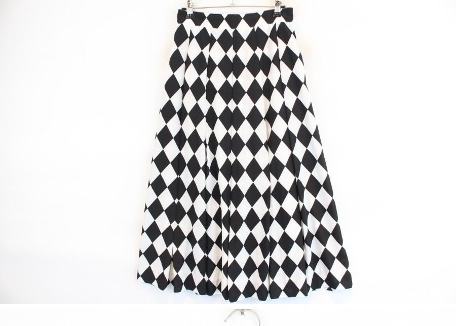 (90% 할인) CORDIER 꼬르디에 black+white pattern skirt 2