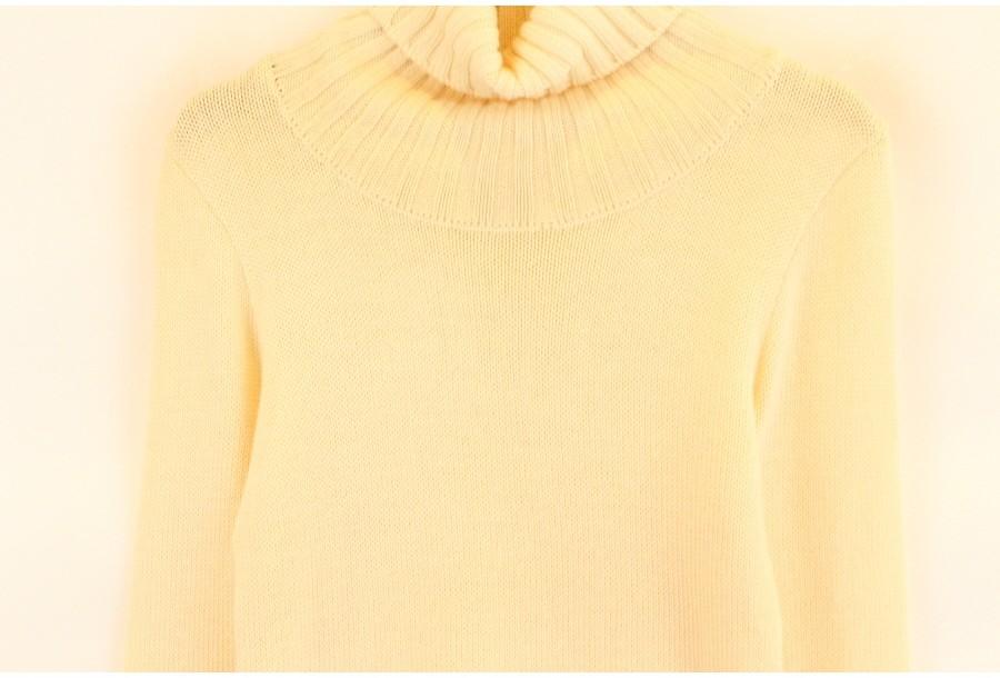 (89% 할인) HOKOMASE wool100% basic turtleneck knit 5